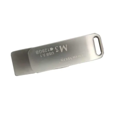 TwinMOS M3 128GB USB 3.1 Gen 1 Metal body Silver Pen Drive